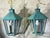 Pair of Vintage Solid Brass Hanging Lanterns For Sale - Image 4 of 12