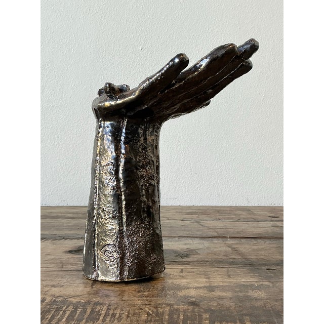 Vintage Slab Built Hand Sculptures - Set of 4 For Sale - Image 10 of 12