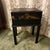 A wonderful mid to late 19th century Shenwari riding box or lap desk on stand. Black lacquer with gold guilt raised...