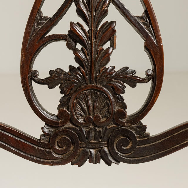 Pair of Victorian Carved Chairs with Upholstered Seats, Antique, United Kingdom, 19th Century For Sale - Image 11 of 15