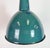 Industrial Petrol Enamel Factory Pendant Lamp, 1960s For Sale - Image 4 of 17