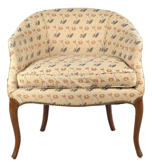 Upholstered Desk Chair, England Circa 1900