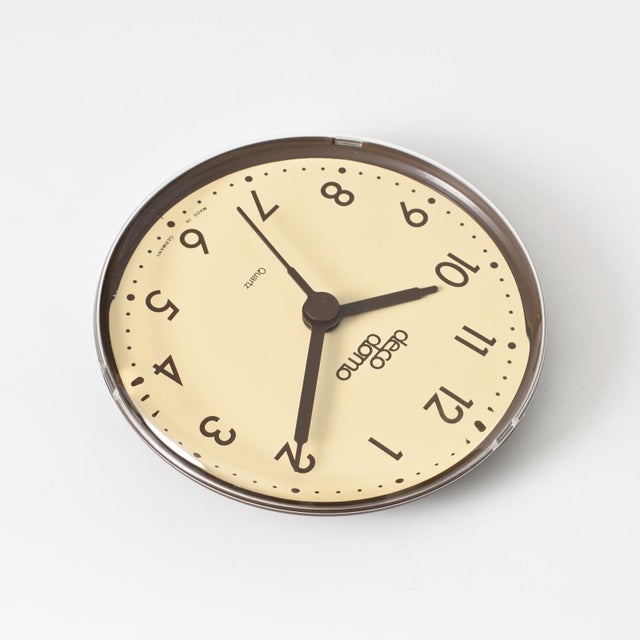 Vintage German Table Clock from Deco Domo, 1980s For Sale - Image 4 of 14