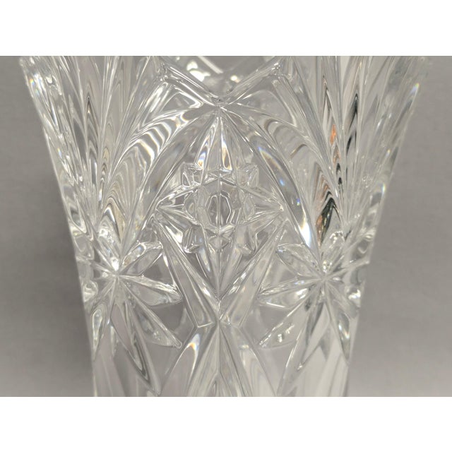Glass Cristal d'Arques Durand Vincennes Vase For Sale - Image 7 of 11