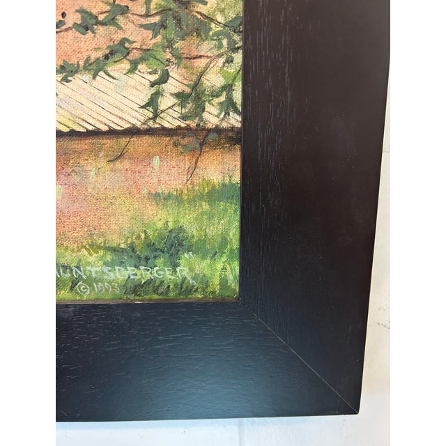 Green Landscape With Autumn Leaves by James Huntsberger For Sale - Image 8 of 14