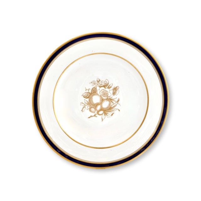 Ceramic Early 20th Century Spode Claridge Pattern Plates, Retailed by Tiffany - Set of 24 For Sale - Image 7 of 8