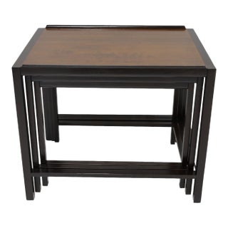 Mid 20th Century Nesting Tables Attributed to Dunbar For Sale