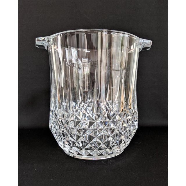 Crystal Ice Bucket in the Longchamp Pattern Chairish