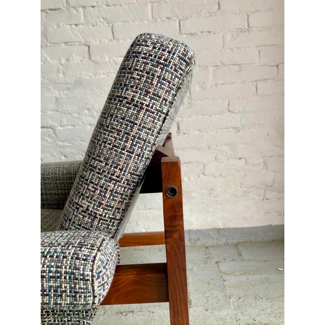 Wood Vintage Italian Nordic Style Chair, 1960s For Sale - Image 7 of 11