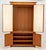 Late 20th Century Empire Style Cherrywood Bookcase Cabinet For Sale - Image 5 of 9