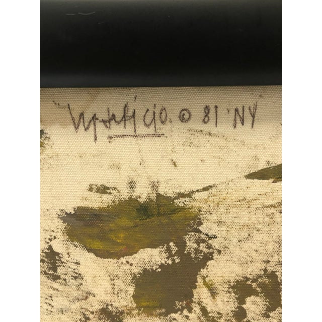 Abstract 1980s Abstract Painting, New York Artist For Sale - Image 3 of 4