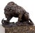 Art Deco Style Brown Patinated Bronze Animal Sculpture For Sale - Image 4 of 8