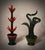 An Italian design, this cactus is an icon of Italian style, featuring black and red hues and a beautiful black glass vase...