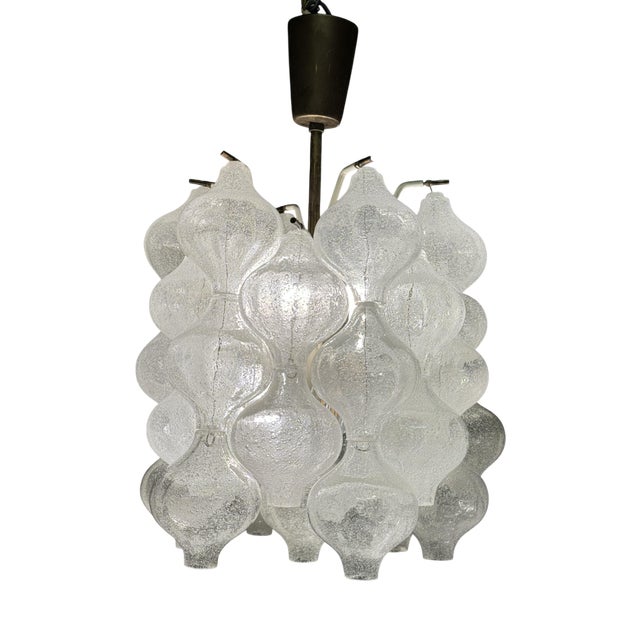 Tulipan Chandeliers by J. T. Kalmar for Kalmar Franken KG, 1960s, Set of 6 For Sale