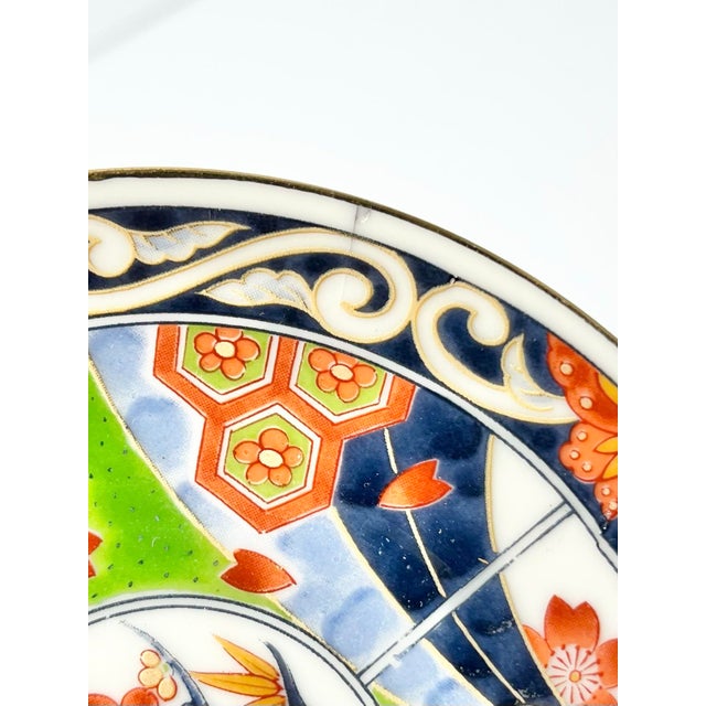1980s Vintage Porcelain Japanese Imari Arita Flower Demitasse Espresso 8 Cups Saucers - 16 pcs For Sale - Image 12 of 12