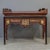 Tall antique red, black and parcel gilt Chinese altar table carved on three sides. A couple of unusual features are the...