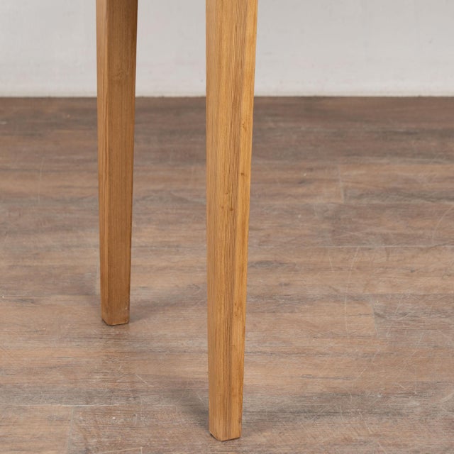 19th Century Swedish Pine Side Table With Drawer For Sale - Image 10 of 11