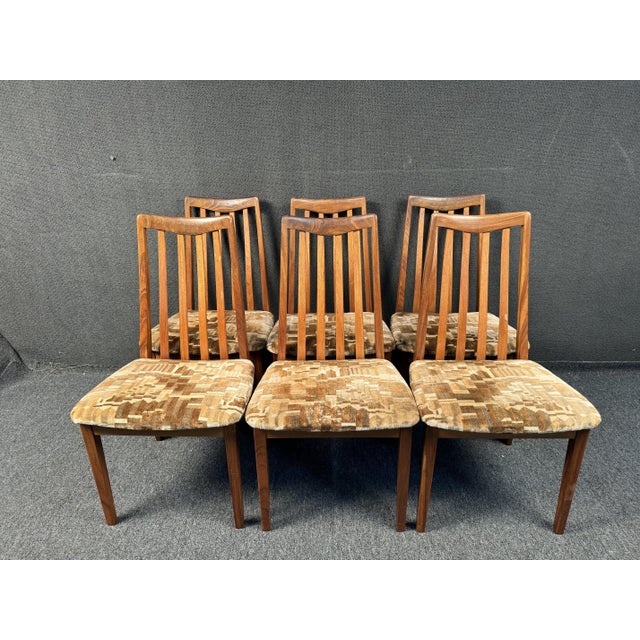 G Plan Set of 6 Mid-Century Dining Chairs by G Plan For Sale - Image 4 of 12