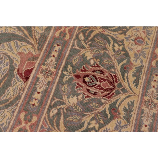 1990s Shabby Chic William Morris Pak Persian Wool Area Rug For Sale - Image 5 of 8
