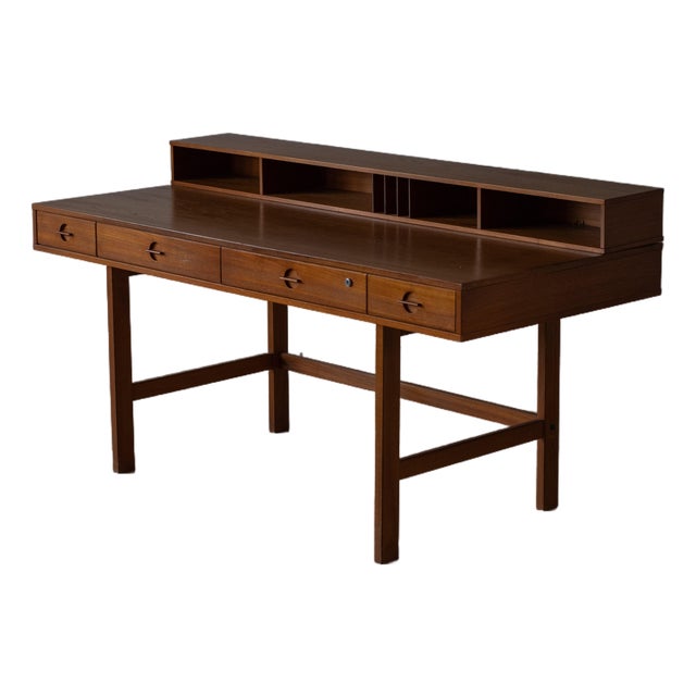 1950s Peter Løvig Nielsen Partners Flip Top Desk by Løvig, Denmark For Sale