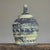 Vintage Monumental Sgraffito Lidded Jar by Arnie Zimmerman, Signed (1982). Sgraffito jar with an ‘X’ and ‘O’ repeated...
