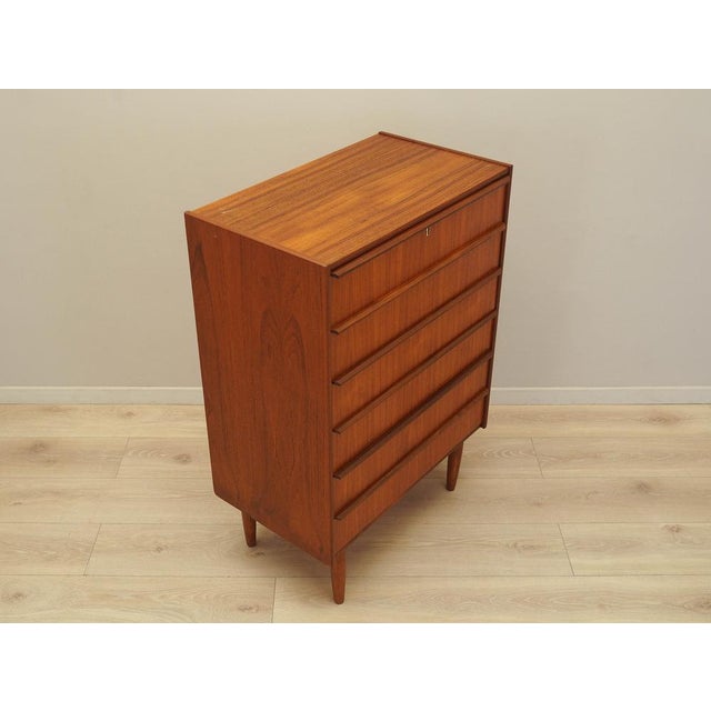 Danish Teak Chest of Drawers, Denmark, 1970s For Sale - Image 6 of 13