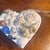 Seashell Encrusted White Heart Mosaic Heart Door Hanger Nautical Coastal Home Accent For Sale In Minneapolis - Image 6 of 9