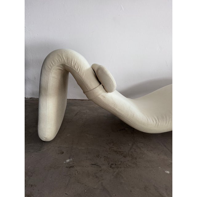 Space Age Djinn Chaise Longue by Olivier Mourgue for Airborne International, 1960s Icon, Reupholstered, 2001 a Space Odyssey For Sale - Image 11 of 16