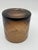 Modern Mariel Walnut Brown Color Hand Cut Glass Candle/Vase For Sale - Image 3 of 5