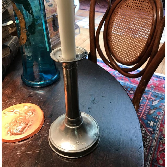 19th Century Candleholder in Pewter, 1800s, Set of 17 For Sale - Image 12 of 17