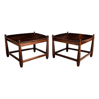 “Arimelo” Side Tables in Brazilian Rosewood, Sergio Rodrigues, 1958 - Lot 596A For Sale
