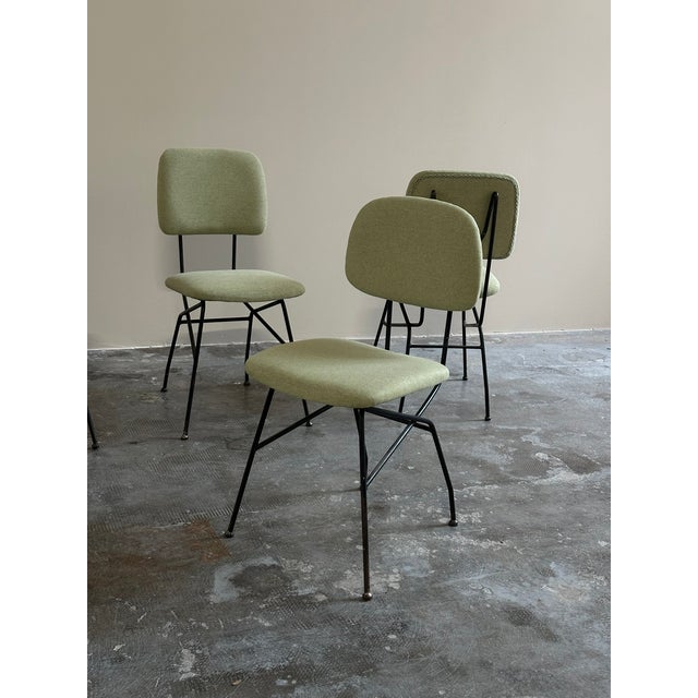 Cocorita Chairs by Gastone Rinaldi for Velca Legnano, 1950, Set of 4 For Sale - Image 6 of 10