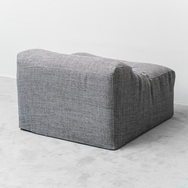 Grey Fabric Armchairs, 1970s, Set of 2 For Sale - Image 4 of 9