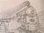 Vintage 1940s drawing of an Art Deco Steam Locomotive NY central railroad line. Pencil drawing on heavy paper signed lower...