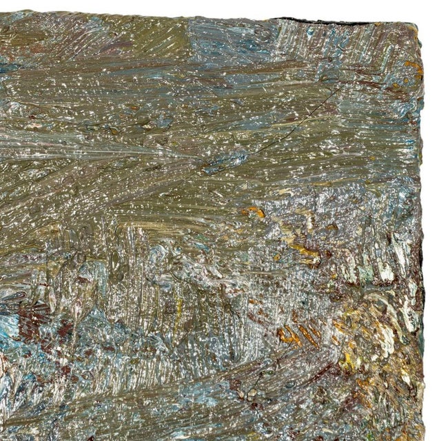 Andy Miller Abstract Composition Oil on Canvas For Sale - Image 4 of 6