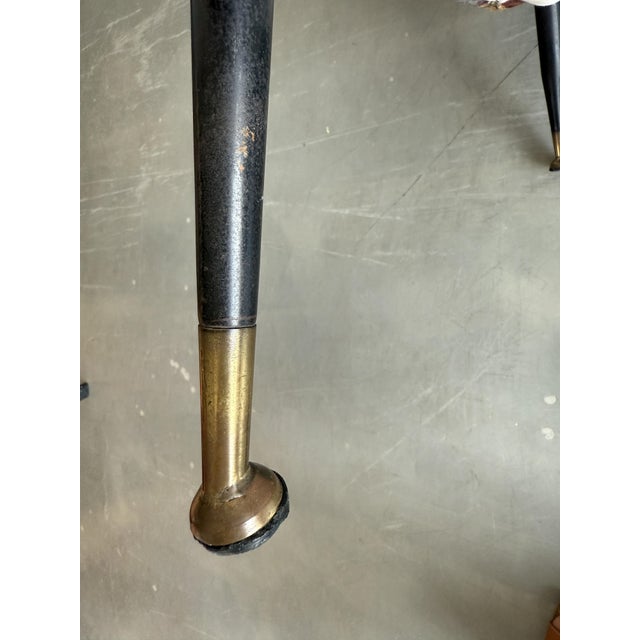 Mid-Century Floral Upholstery Armchair in the style of Marco Zanuso, Italy, 1970s For Sale - Image 18 of 18