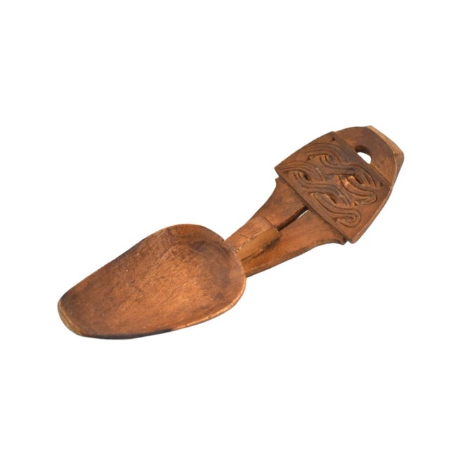 Early 20th Century Oromo Ethiopian Wood Spoon For Sale In Denver - Image 6 of 7