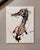 This oil painting features a solitary duck rendered with bold, expressive brushstrokes against a minimal background. The...