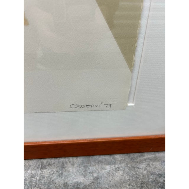 Paper Original Elizabeth Osborne 1979 Lithograph “Still Life With Greek Vase” For Sale - Image 7 of 12