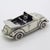 1970s Vintage Italian Handmade Genuine Silver Cabrio Car Convertible Figurine Miniature, Made in Tuscany (Arezzo, Ar, Italy) For Sale - Image 5 of 11