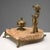 Marble and Bronze Inkwell with Three Feet For Sale - Image 4 of 9