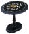 Black Antique Victorian Hand Decorated Inlaid Papier Mache Tea Supper Wine Table with Tilt Top, 1880s For Sale - Image 8 of 8