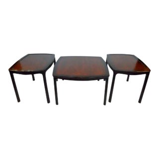 1950s Versatile Coffee Table and Two Side Tables by Dunbar - Set of 3 For Sale