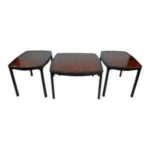 1950s Versatile Coffee Table and Two Side Tables by Dunbar - Set of 3