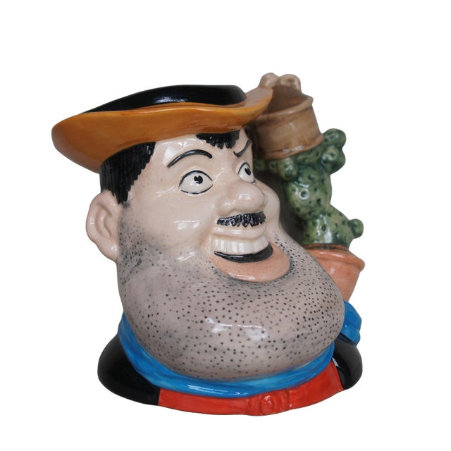 Vintage Royal Doulton 7006 porcelain character jug pitcher of Desperate Dan From the classic British comic The Dandy....