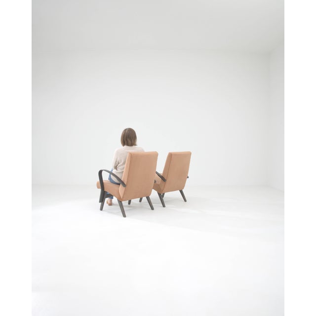 1960s 1960s Czech Upholstered Armchairs By Tatra - A Pair For Sale - Image 5 of 18