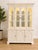 Vintage Dixie Furniture French Provincial Lighted China Cabinet For Sale - Image 9 of 14