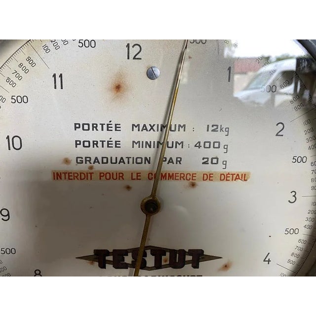 1950s Vintage Industrial Metal Scale, 1950, Set of 2 For Sale - Image 5 of 10