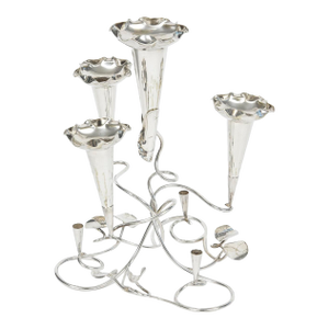 Antique Silver Plate Epergne by Croft and Assinder Birmingham England