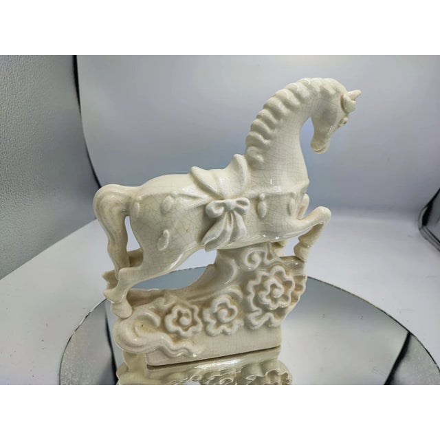 Porcelain Horse Figurine, 1920s For Sale - Image 4 of 11